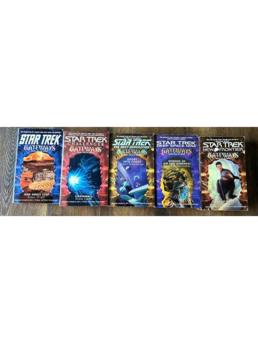 Star Trek: Lot Of 5 Gateways Books 1-4 & Book 6.